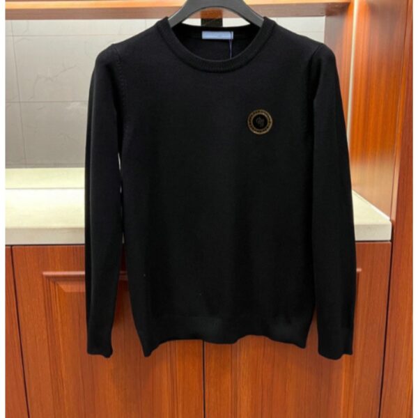Dolce & Gabbana Cotton Crewneck Sweatshirt Black For Men