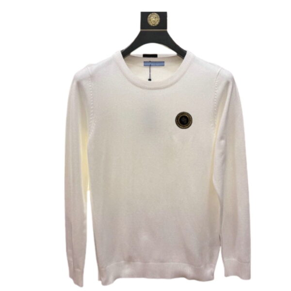 Dolce & Gabbana Cotton Crewneck Sweatshirt White For Men