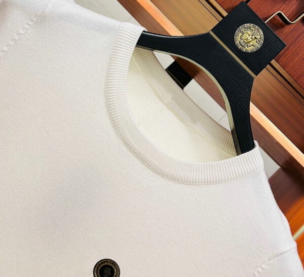 Dolce & Gabbana Cotton Crewneck Sweatshirt White For Men