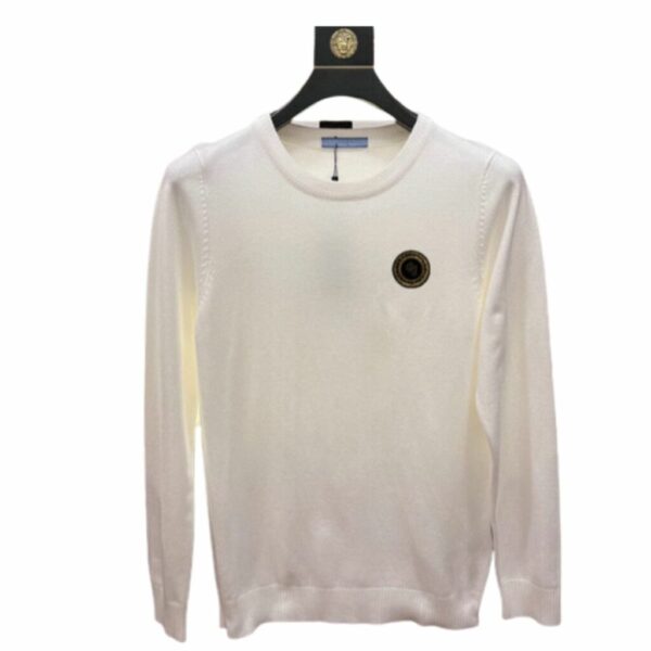 Dolce & Gabbana Cotton Crewneck Sweatshirt White For Men