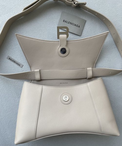 Downtown Small Shoulder Bag In Black/Beige/Pink For Women 11.8in/30cm 67135329S171000