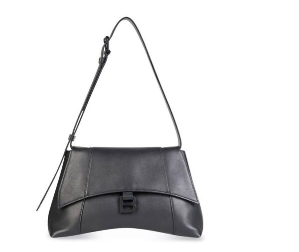 Downtown Small Shoulder Bag In Black/Beige/Pink For Women 11.8in/30cm 67135329S171000