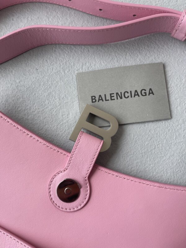Downtown Small Shoulder Bag In Black/Beige/Pink For Women 11.8in/30cm 67135329S171000