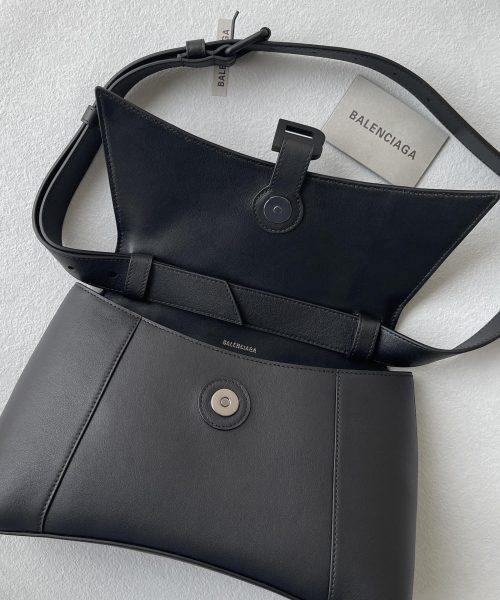 Downtown Small Shoulder Bag In Black/Beige/Pink For Women 11.8in/30cm 67135329S171000