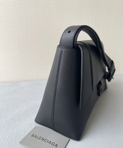 Downtown Small Shoulder Bag In Black/Beige/Pink For Women 11.8in/30cm 67135329S171000