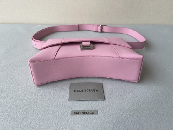 Downtown Small Shoulder Bag In Black/Beige/Pink For Women 11.8in/30cm 67135329S171000