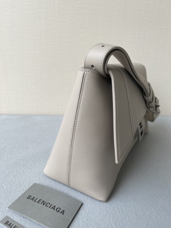 Downtown Small Shoulder Bag In Black/Beige/Pink For Women 11.8in/30cm 67135329S171000
