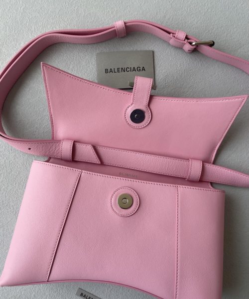 Downtown Small Shoulder Bag In Black/Beige/Pink For Women 11.8in/30cm 67135329S171000
