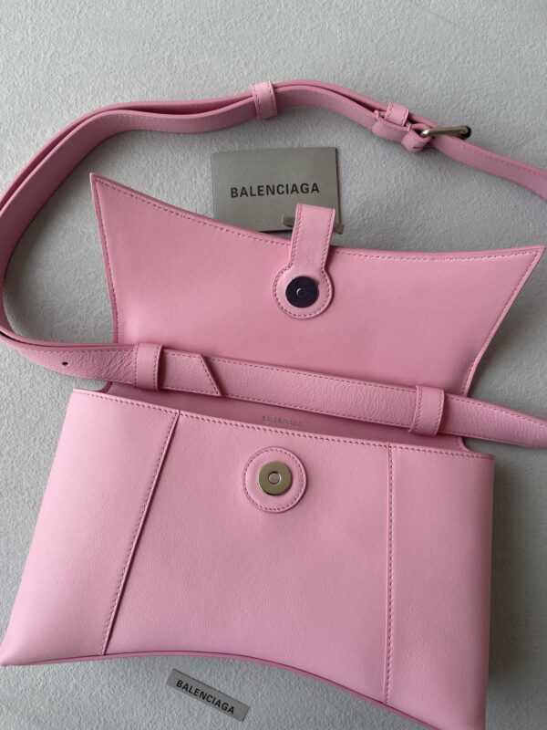 Downtown Small Shoulder Bag In Black/Beige/Pink For Women 11.8in/30cm 67135329S171000