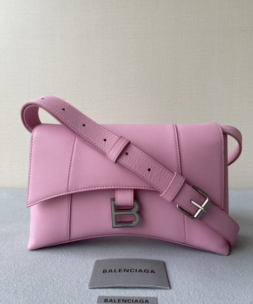 Downtown Small Shoulder Bag In Black/Beige/Pink For Women 11.8in/30cm 67135329S171000