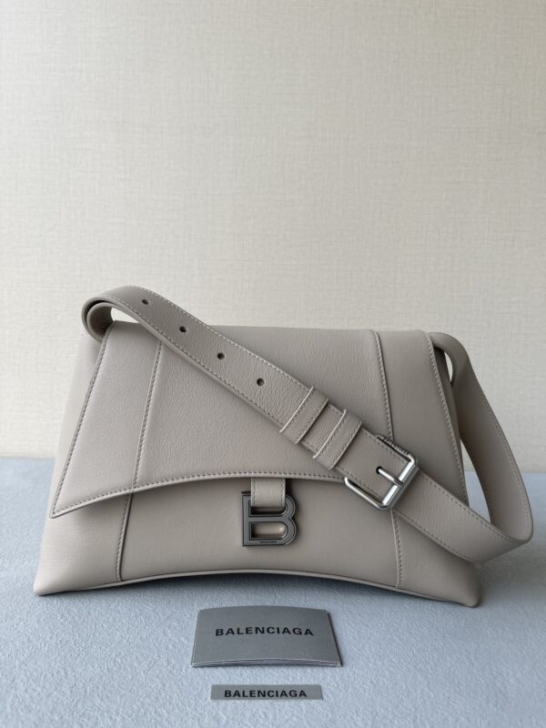 Downtown Small Shoulder Bag In Black/Beige/Pink For Women 11.8in/30cm 67135329S171000