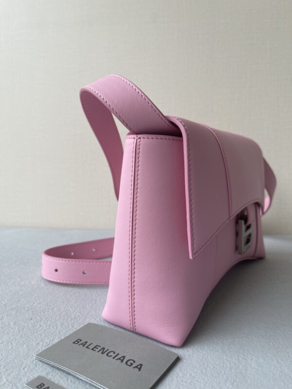 Downtown Small Shoulder Bag In Black/Beige/Pink For Women 11.8in/30cm 67135329S171000