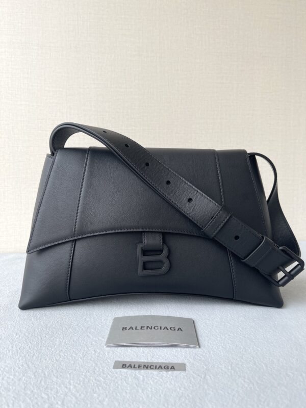 Downtown Small Shoulder Bag In Black/Beige/Pink For Women 11.8in/30cm 67135329S171000