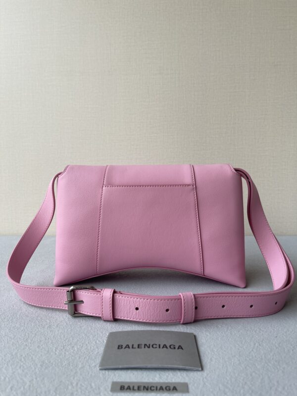 Downtown Small Shoulder Bag In Black/Beige/Pink For Women 11.8in/30cm 67135329S171000