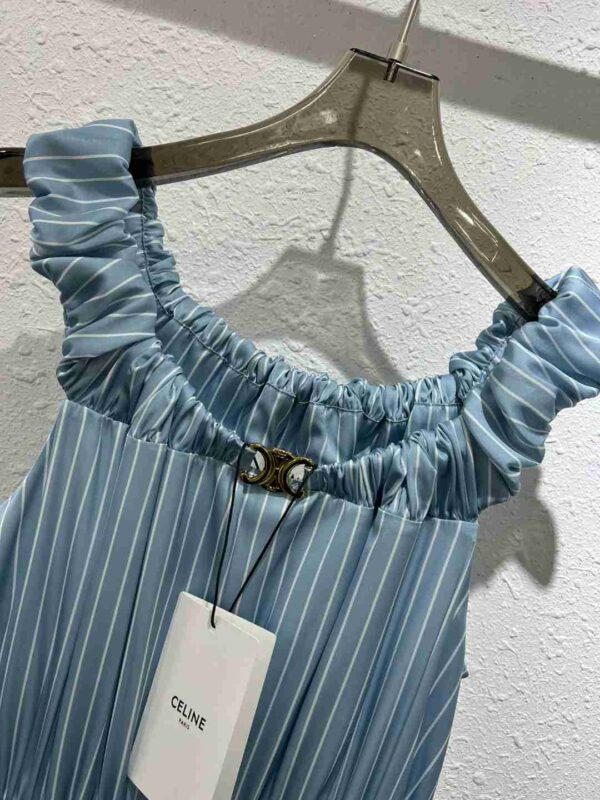 Draped Mini Dress Blue For Women