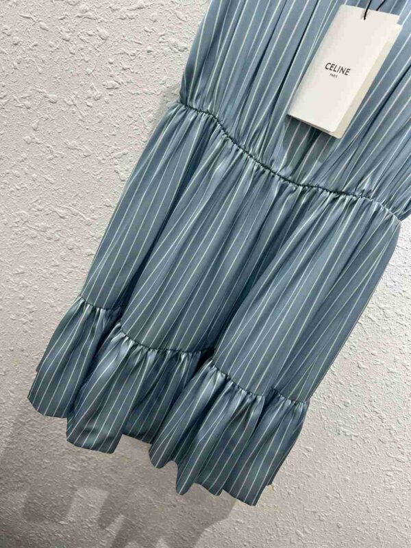 Draped Mini Dress Blue For Women