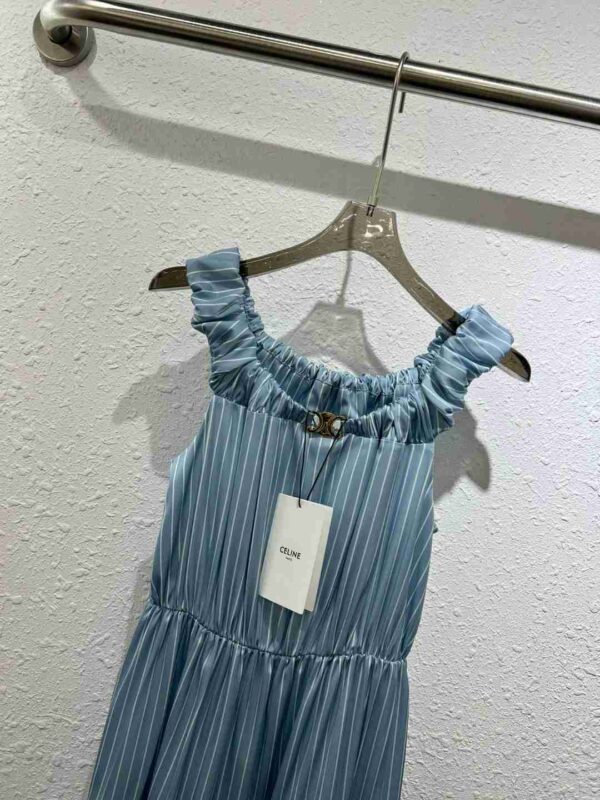 Draped Mini Dress Blue For Women