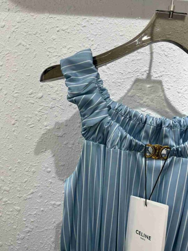 Draped Mini Dress Blue For Women