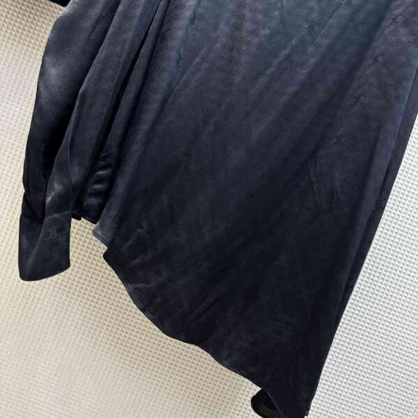 Dress And Cropped Smock Shirt Black For Women