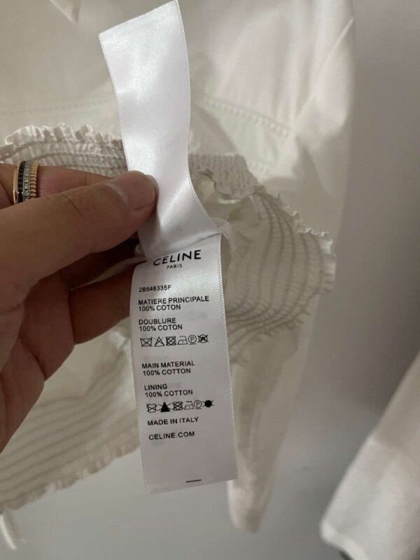 Dress And Cropped Smock Shirt White For Women