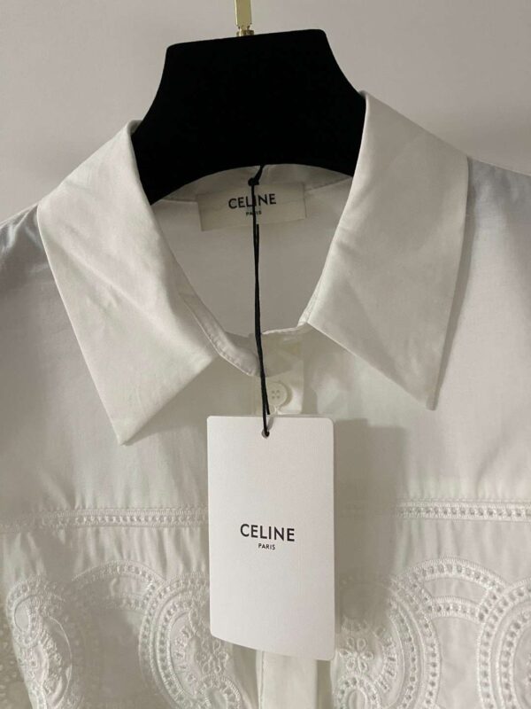 Dress And Cropped Smock Shirt White For Women