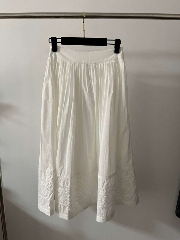 Dress And Cropped Smock Shirt White For Women