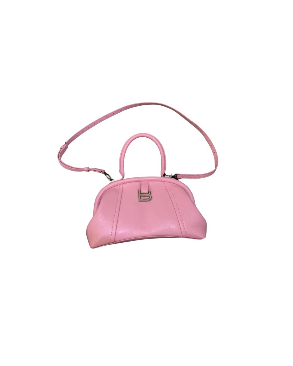 Editor Small Top Handle Bag Pink/Black For Women 10.6 in/27 cm