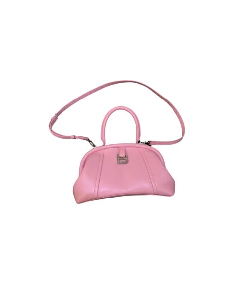 Editor Small Top Handle Bag Pink/Black For Women 10.6 in/27 cm