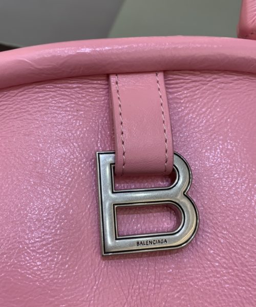 Editor Small Top Handle Bag Pink/Black For Women 10.6 in/27 cm