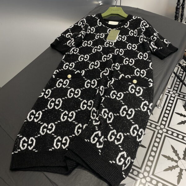 Elastic Collar Dress Black For Women