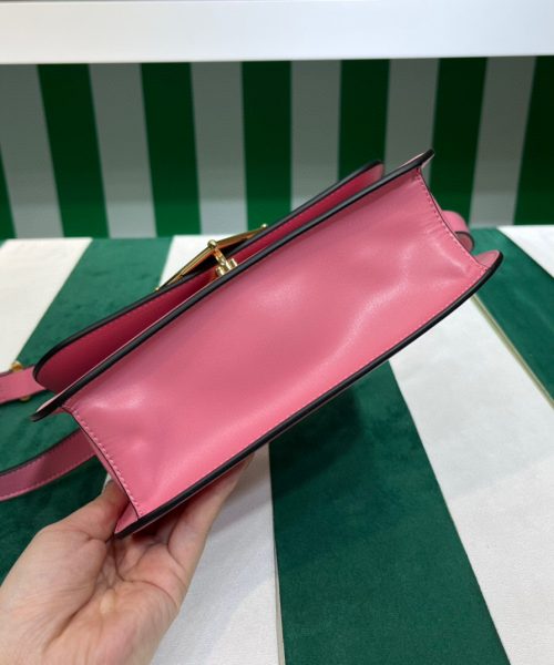 Emblème Shoulder Bag In Pink For Women 7.8in/20cm 1BD340_2A3A_F0ZCL_V_UTO