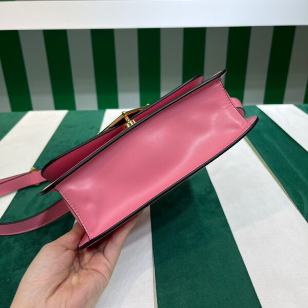 Emblème Shoulder Bag In Pink For Women 7.8in/20cm 1BD340_2A3A_F0ZCL_V_UTO