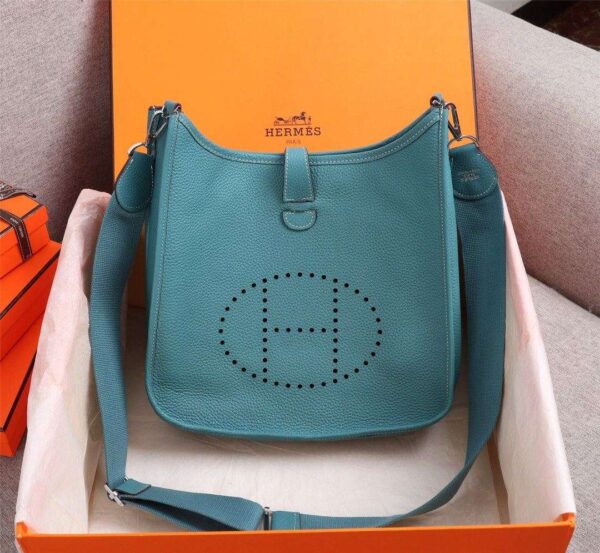 1:1 Replica Evelyne III 29 Bag Green Khaki/Jade Green/Black/Brown/Purple/Grey For Women 30cm / 11.8in