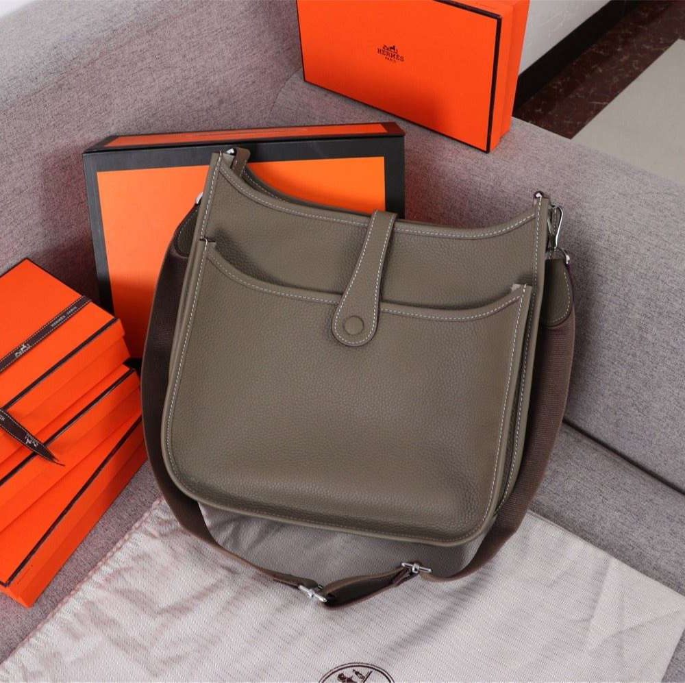 1:1 Replica Evelyne III 29 Bag Green Khaki/Jade Green/Black/Brown/Purple/Grey For Women 30cm / 11.8in