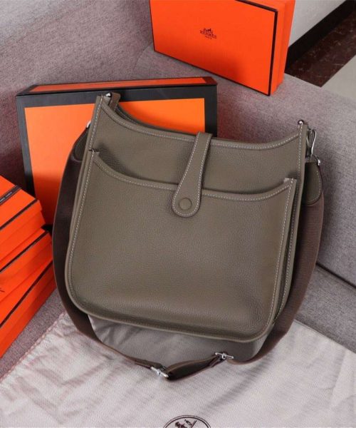 1:1 Replica Evelyne III 29 Bag Green Khaki/Jade Green/Black/Brown/Purple/Grey For Women 30cm / 11.8in