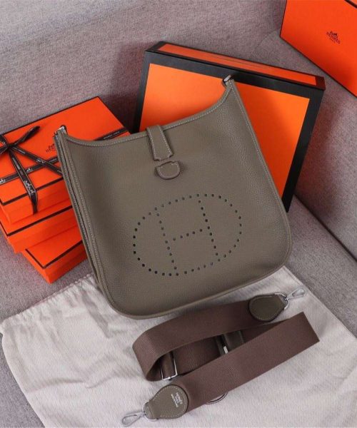 1:1 Replica Evelyne III 29 Bag Green Khaki/Jade Green/Black/Brown/Purple/Grey For Women 30cm / 11.8in