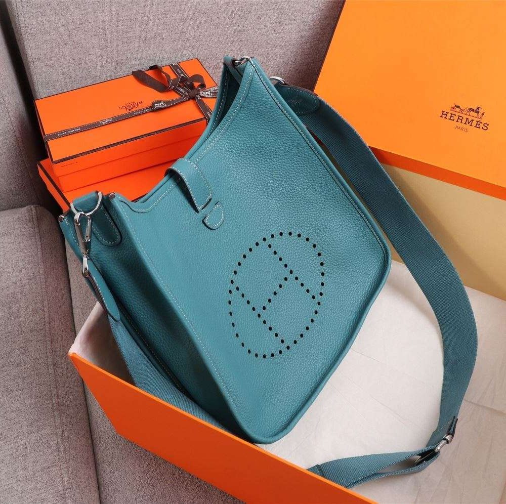 1:1 Replica Evelyne III 29 Bag Green Khaki/Jade Green/Black/Brown/Purple/Grey For Women 30cm / 11.8in