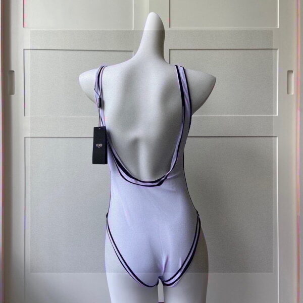 FD One-Piece Swimsuit White For Women
