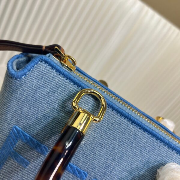 1:1 Replica Fendi Anws By The Way Mini Bag Blue For Women 18cm / 17.1in