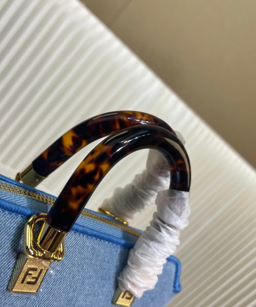 1:1 Replica Fendi Anws By The Way Mini Bag Blue For Women 18cm / 17.1in