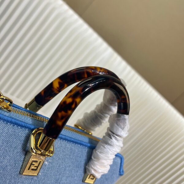 1:1 Replica Fendi Anws By The Way Mini Bag Blue For Women 18cm / 17.1in
