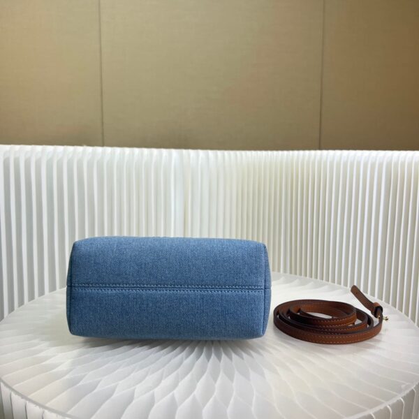 1:1 Replica Fendi Anws By The Way Mini Bag Blue For Women 18cm / 17.1in
