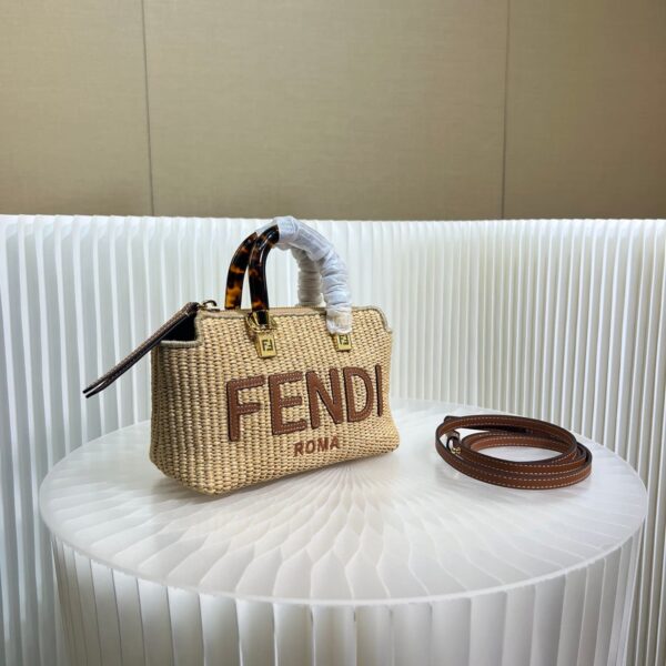 1:1 Replica Fendi Anws By The Way Mini Bag Brown For Women 18cm / 17.1in