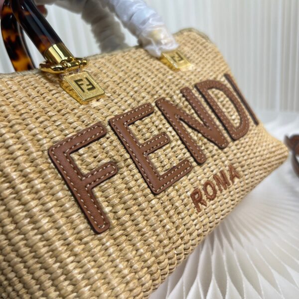1:1 Replica Fendi Anws By The Way Mini Bag Brown For Women 18cm / 17.1in