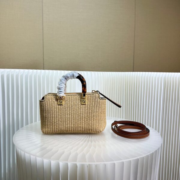 1:1 Replica Fendi Anws By The Way Mini Bag Brown For Women 18cm / 17.1in