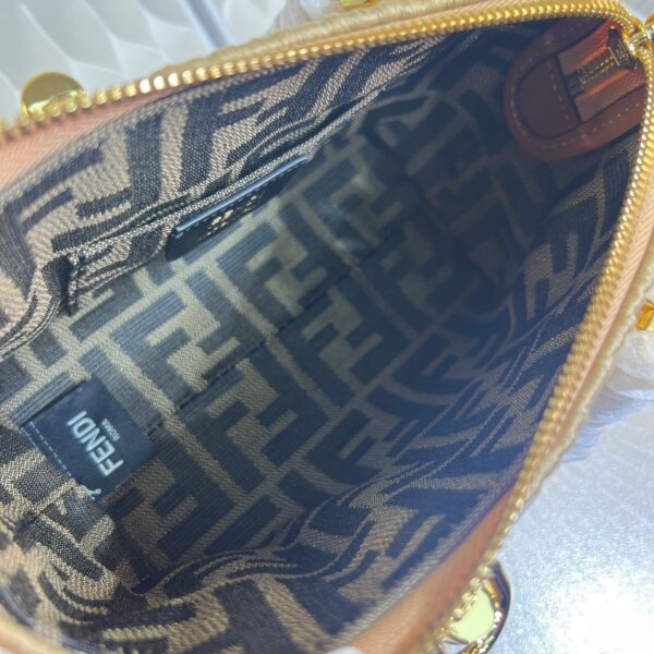 1:1 Replica Fendi Anws By The Way Mini Bag Brown For Women 18cm / 17.1in