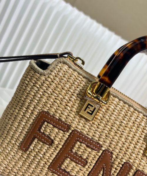 1:1 Replica Fendi Anws By The Way Mini Bag Brown For Women 18cm / 17.1in