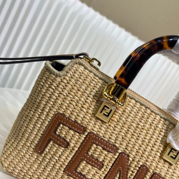 1:1 Replica Fendi Anws By The Way Mini Bag Brown For Women 18cm / 17.1in