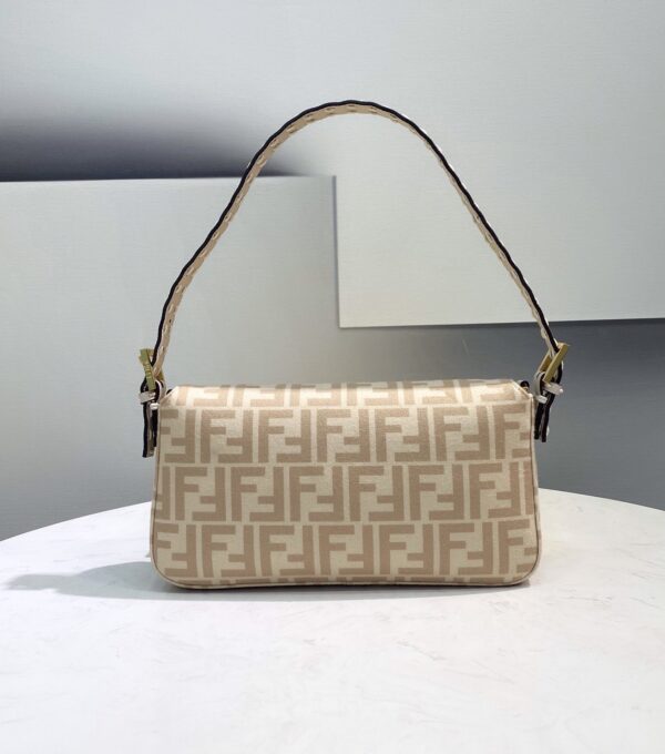 1:1 Replica Fendi Baguette 1997 Wool Bag Beige For Women, Women's Handbags, Shoulder Bags 10.6in/27cm FF 8BR792