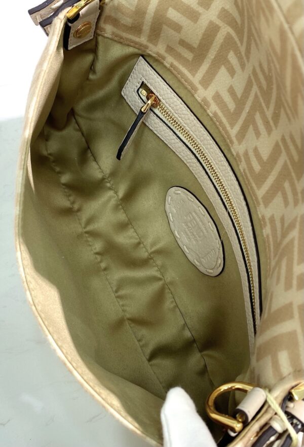 1:1 Replica Fendi Baguette 1997 Wool Bag Beige For Women, Women's Handbags, Shoulder Bags 10.6in/27cm FF 8BR792